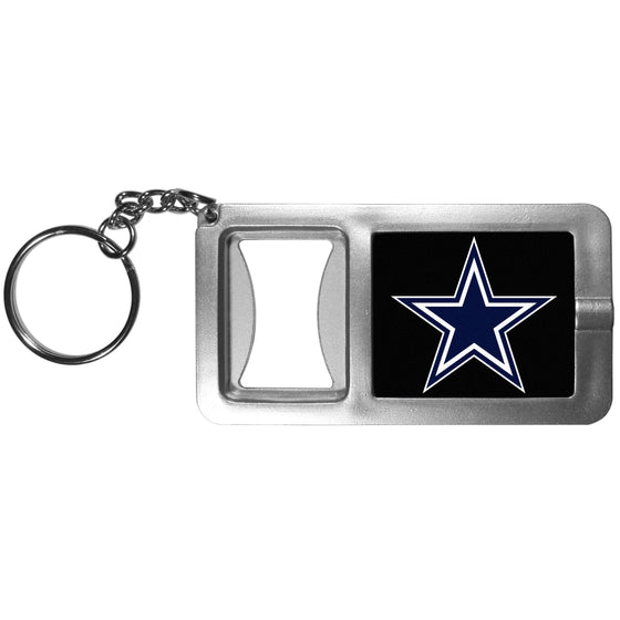 Dallas Cowboys Flashlight Key Chain with Bottle Opener (SSKG) - 757 Sports Collectibles