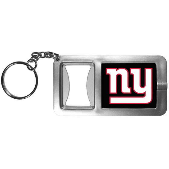 New York Giants Flashlight Key Chain with Bottle Opener (SSKG) - 757 Sports Collectibles