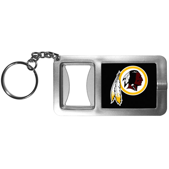 Washington Redskins Flashlight Key Chain with Bottle Opener (SSKG) - 757 Sports Collectibles