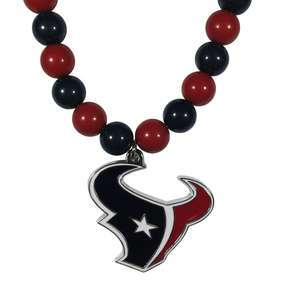 Houston Texans Fan Bead Necklace (SSKG) - 757 Sports Collectibles