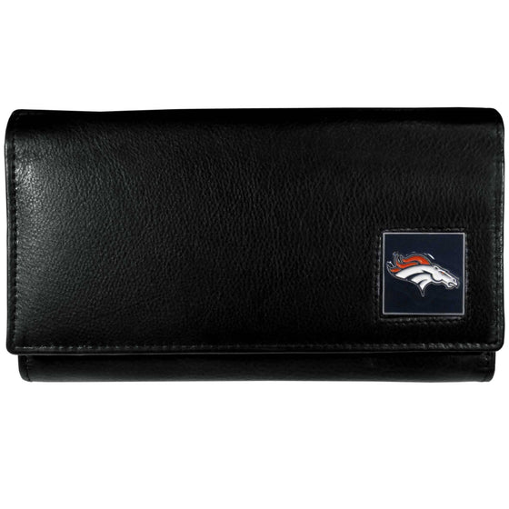 Denver Broncos Leather Women's Wallet (SSKG) - 757 Sports Collectibles