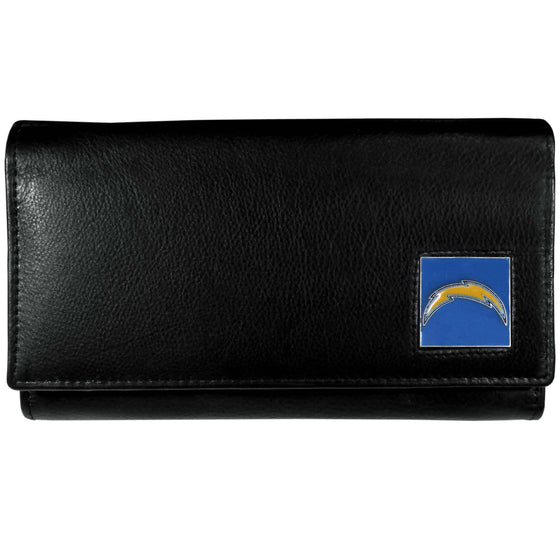 Los Angeles Chargers Leather Women's Wallet (SSKG) - 757 Sports Collectibles