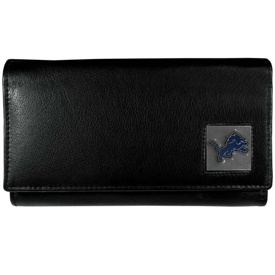 Detroit Lions Leather Women's Wallet (SSKG) - 757 Sports Collectibles