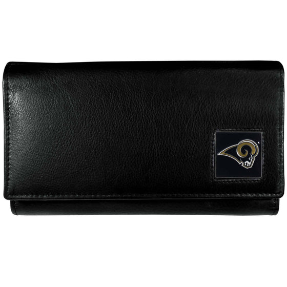 St. Louis Rams Leather Women's Wallet (SSKG) - 757 Sports Collectibles