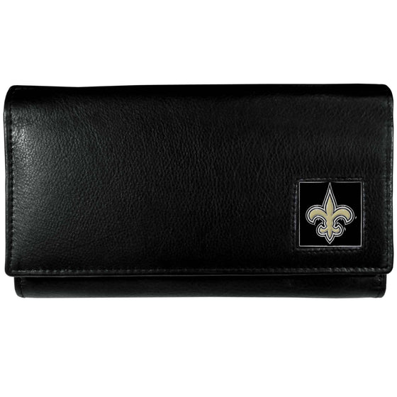 New Orleans Saints Leather Women's Wallet (SSKG) - 757 Sports Collectibles