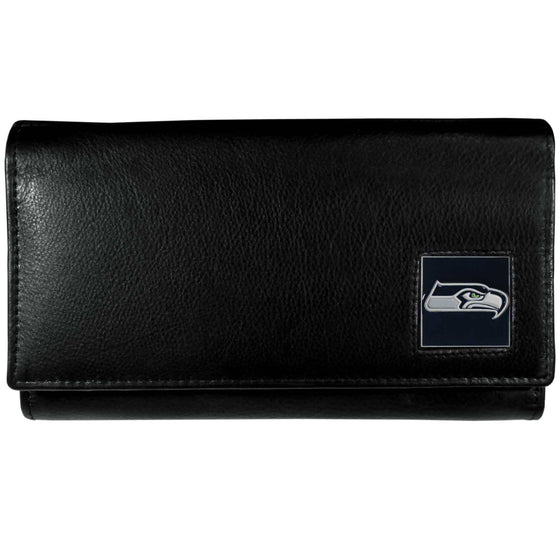 Seattle Seahawks Leather Women's Wallet (SSKG) - 757 Sports Collectibles