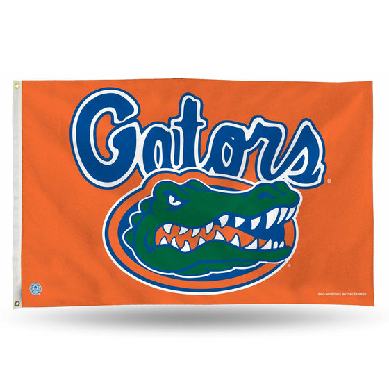 FLORIDA Gators ORANGE MEANHEAD BANNER FLAG (Rico) - 757 Sports Collectibles