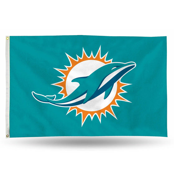 MIAMI DOLPHINS BANNER FLAG (Rico) - 757 Sports Collectibles