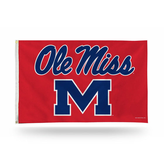 UNIVERSITY OF MISSISSIPPI BANNER FLAG (Rico) - 757 Sports Collectibles