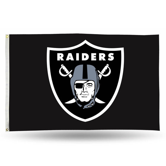 OAKLAND RAIDERS BANNER FLAG (Rico) - 757 Sports Collectibles