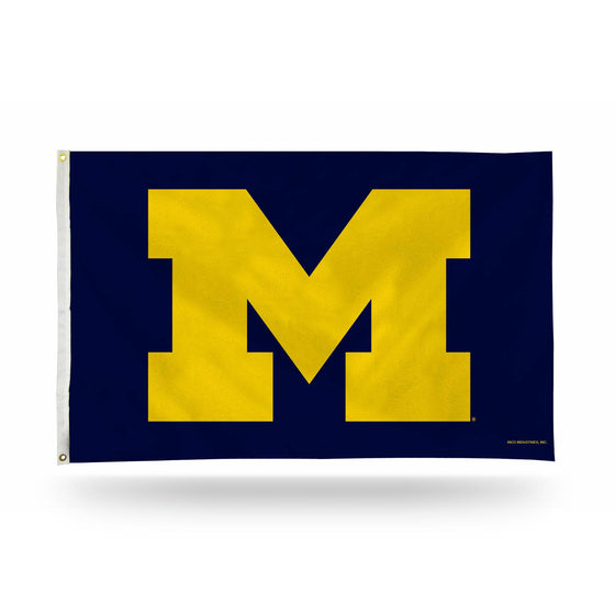 MICHIGAN POWER M LOGO BANNER FLAG (Rico) - 757 Sports Collectibles