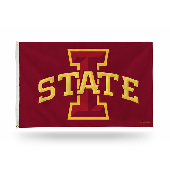 IOWA STATE ISU Cyclones "I" LOGO BANNER FLAG (Rico) - 757 Sports Collectibles