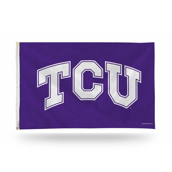 TEXAS CHRISTIAN (TCU) BANNER FLAG (Rico) - 757 Sports Collectibles