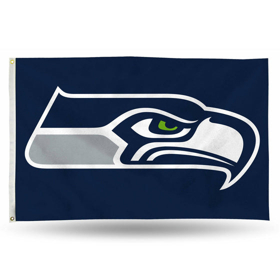 SEATTLE SEAHAWKS BANNER FLAG (Rico) - 757 Sports Collectibles