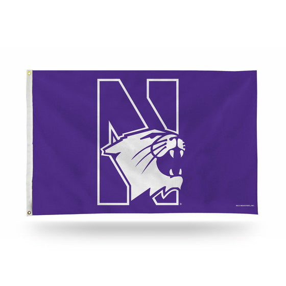 NORTHWESTERN BANNER FLAG (Rico) - 757 Sports Collectibles