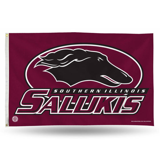 SOUTHERN ILLINOIS BANNER FLAG (Rico) - 757 Sports Collectibles