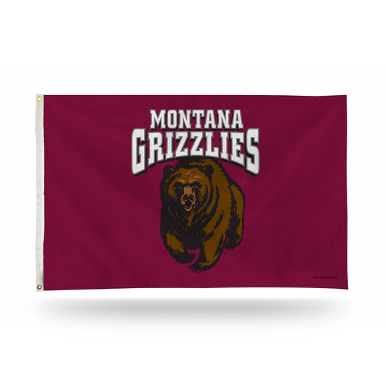 UNIVERSITY/MONTANA 3 X 5 BANNER FLAG (Rico) - 757 Sports Collectibles