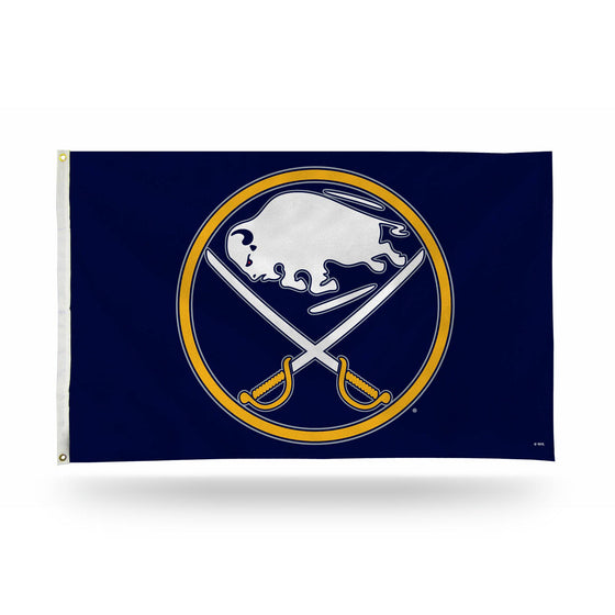 BUFFALO SABRES PRIMARY LOGO BANNER FLAG (Rico) - 757 Sports Collectibles