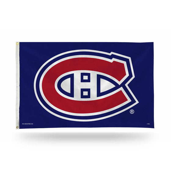 MONTREAL CANADIANS BANNER FLAG (Rico) - 757 Sports Collectibles