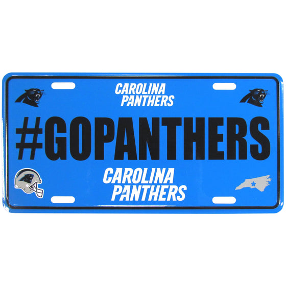 Carolina Panthers Hashtag License Plate (SSKG) - 757 Sports Collectibles