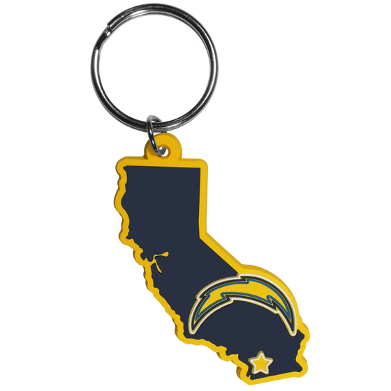 Los Angeles Chargers Home State Flexi Key Chain (SSKG) - 757 Sports Collectibles