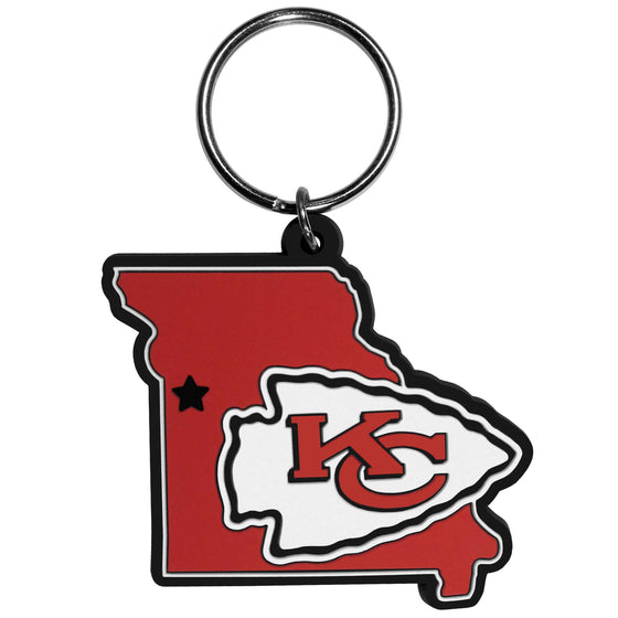 Kansas City Chiefs Home State Flexi Key Chain (SSKG) - 757 Sports Collectibles