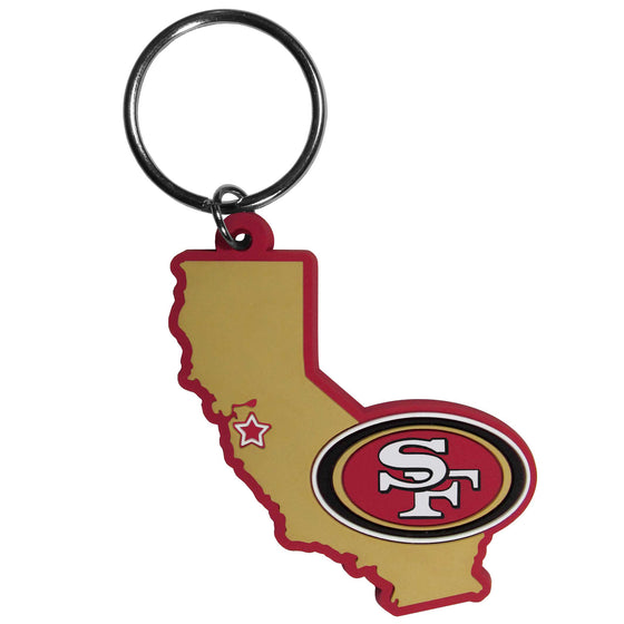 San Francisco 49ers Home State Flexi Key Chain (SSKG) - 757 Sports Collectibles