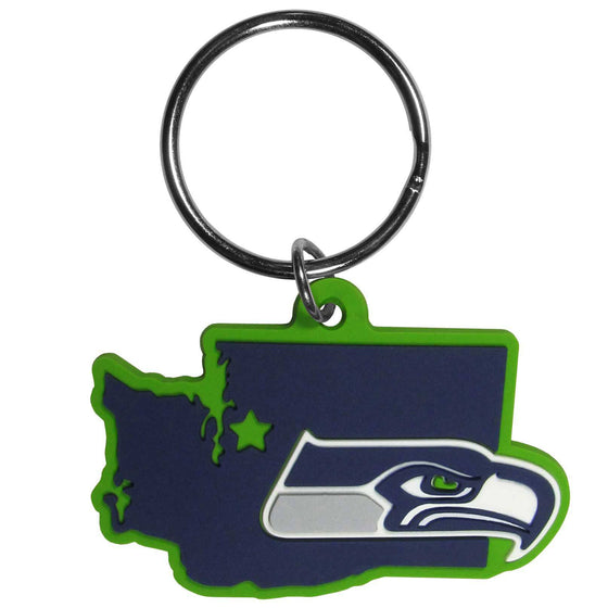 Seattle Seahawks Home State Flexi Key Chain (SSKG) - 757 Sports Collectibles