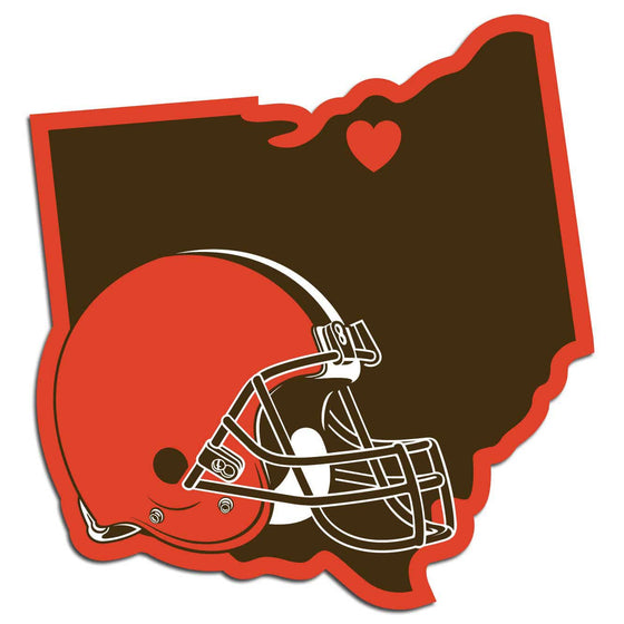 Cleveland Browns Home State Decal (SSKG) - 757 Sports Collectibles