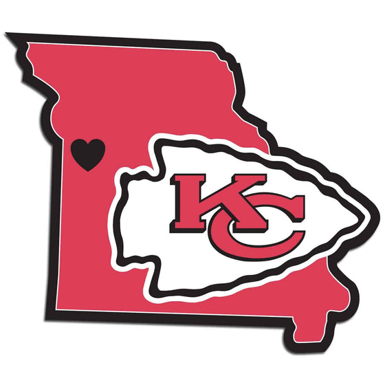 Kansas City Chiefs Home State Decal (SSKG) - 757 Sports Collectibles