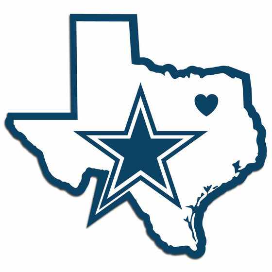 Dallas Cowboys Home State Decal (SSKG) - 757 Sports Collectibles