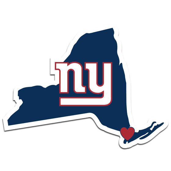 New York Giants Home State Decal (SSKG) - 757 Sports Collectibles