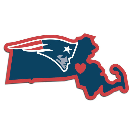 New England Patriots Home State Decal (SSKG) - 757 Sports Collectibles