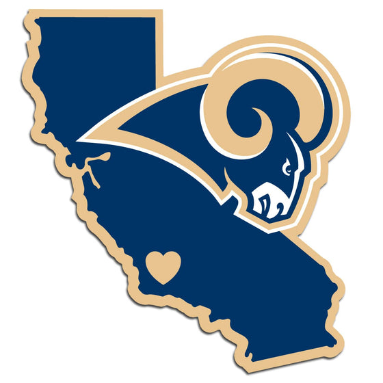 Los Angeles Rams Home State Decal (SSKG) - 757 Sports Collectibles