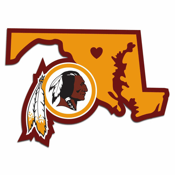 Washington Redskins Home State Decal (SSKG) - 757 Sports Collectibles