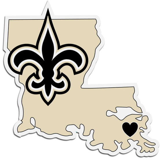 New Orleans Saints Home State Decal (SSKG) - 757 Sports Collectibles