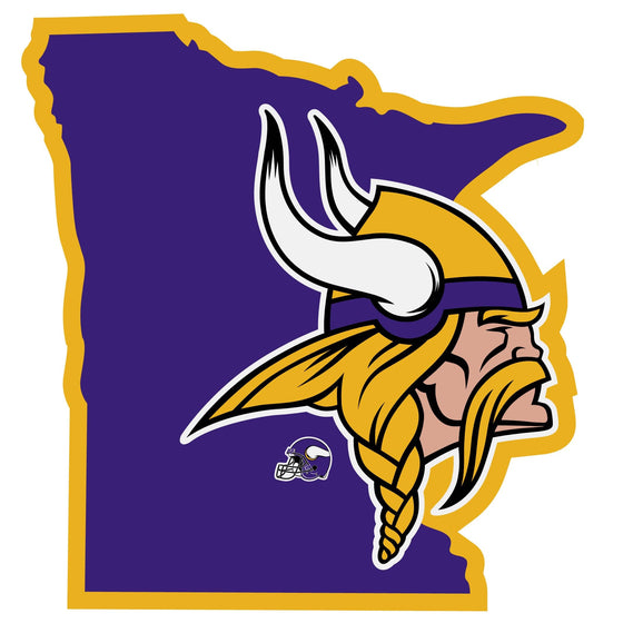 Minnesota Vikings Home State Decal (SSKG) - 757 Sports Collectibles