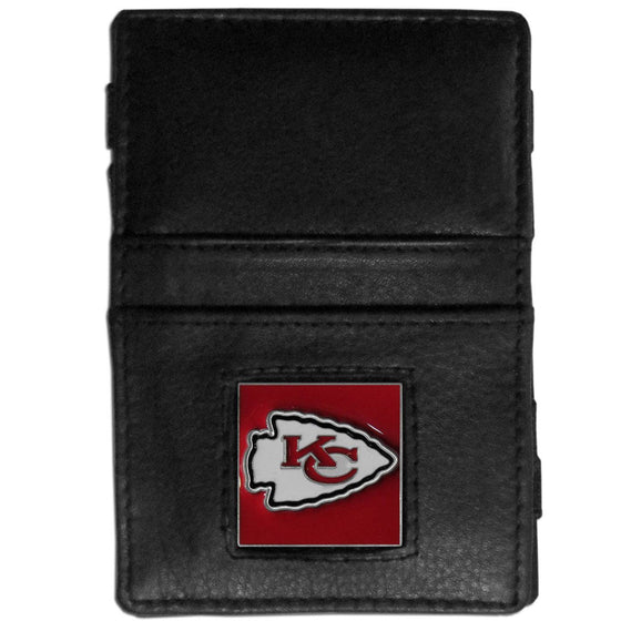 Kansas City Chiefs Leather Jacob's Ladder Wallet (SSKG) - 757 Sports Collectibles