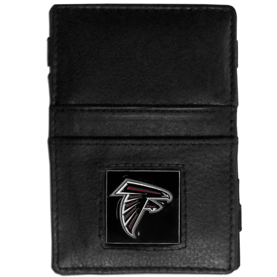 Atlanta Falcons Leather Jacob's Ladder Wallet (SSKG) - 757 Sports Collectibles