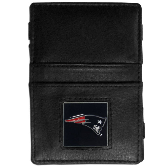 New England Patriots Leather Jacob's Ladder Wallet (SSKG) - 757 Sports Collectibles