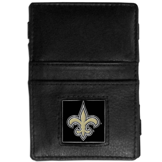 New Orleans Saints Leather Jacob's Ladder Wallet (SSKG) - 757 Sports Collectibles