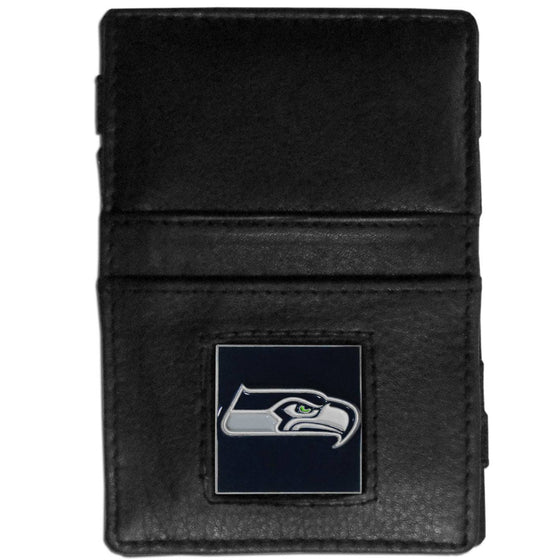 Seattle Seahawks Leather Jacob's Ladder Wallet (SSKG) - 757 Sports Collectibles