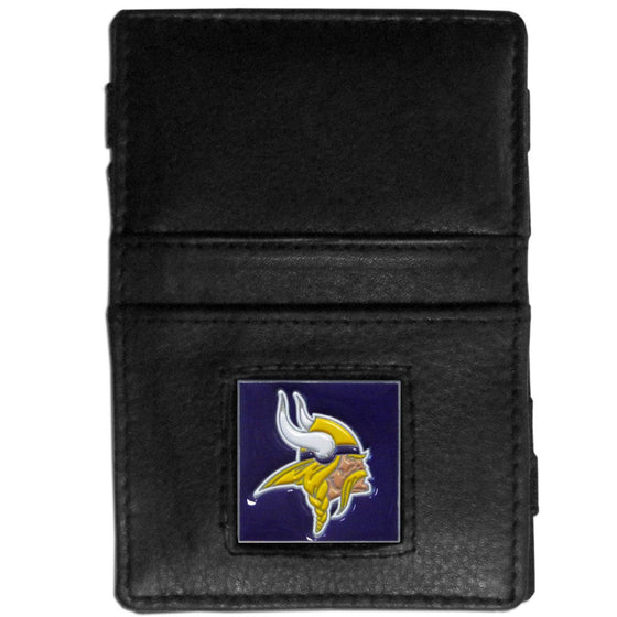 Minnesota Vikings Leather Jacob's Ladder Wallet (SSKG) - 757 Sports Collectibles