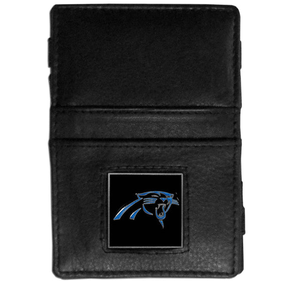 Carolina Panthers Leather Jacob's Ladder Wallet (SSKG) - 757 Sports Collectibles