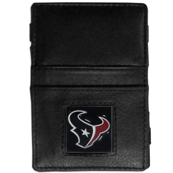 Houston Texans Leather Jacob's Ladder Wallet (SSKG) - 757 Sports Collectibles