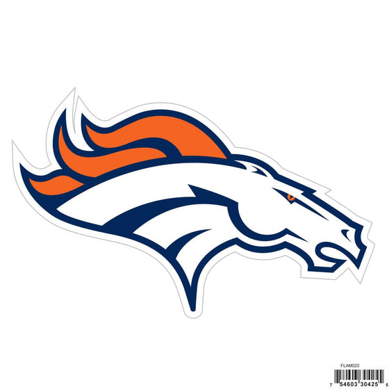 Denver Broncos 8 inch Logo Magnets (SSKG) - 757 Sports Collectibles