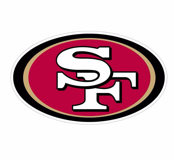 San Francisco 49ers 8 inch Logo Magnets - 757 Sports Collectibles