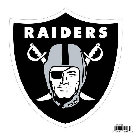 Oakland Raiders 8 inch Logo Magnets (SSKG)