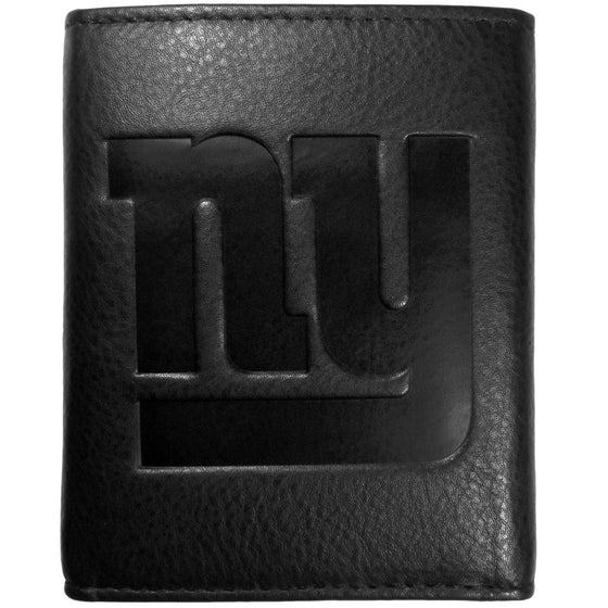 New York Giants Embossed Leather Tri-fold Wallet (SSKG) - 757 Sports Collectibles
