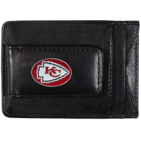 Kansas City Chiefs Leather Cash & Cardholder (SSKG) - 757 Sports Collectibles